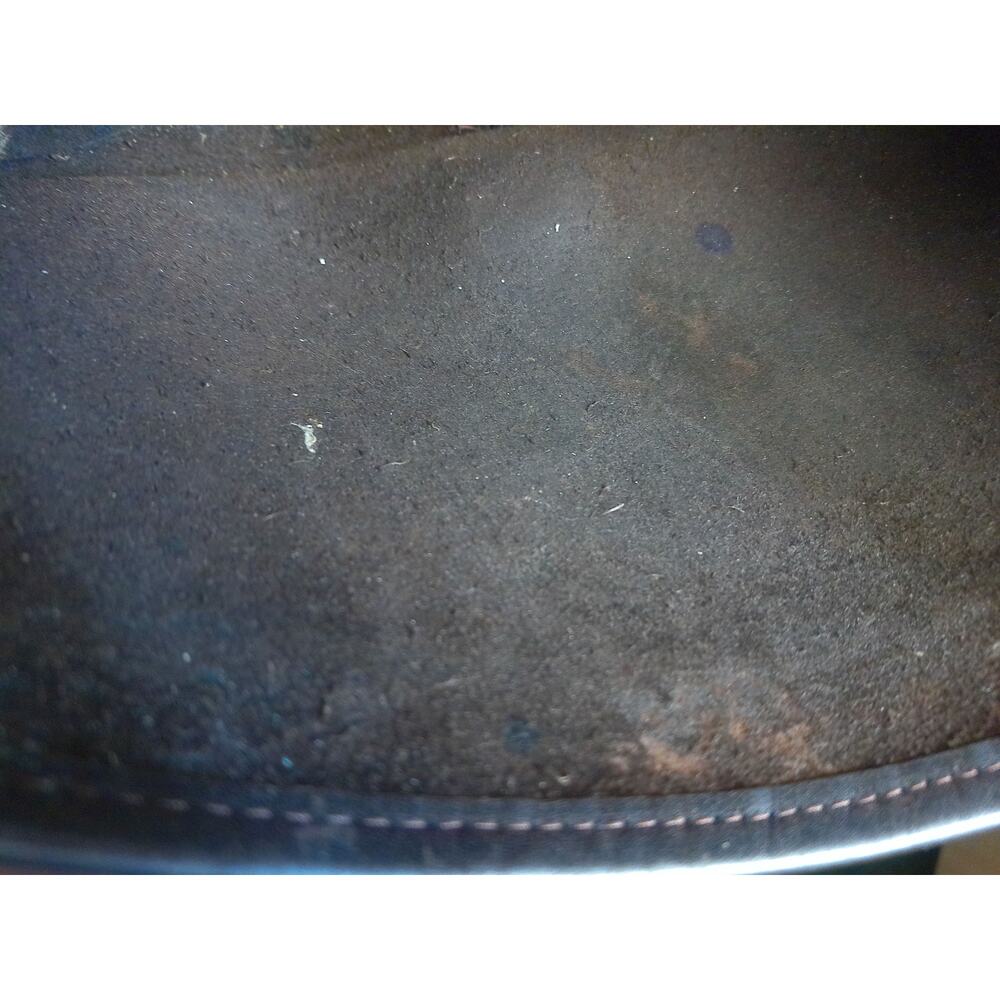 Vintage 1970s Coach Classic Black Courier Bag New York City 948-8841 READ - Picture 14 of 16
